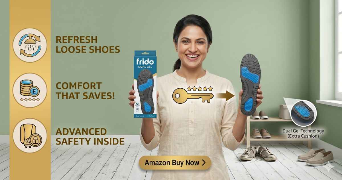 Frido Dual Gel Heavy Duty Trimmable Insoles