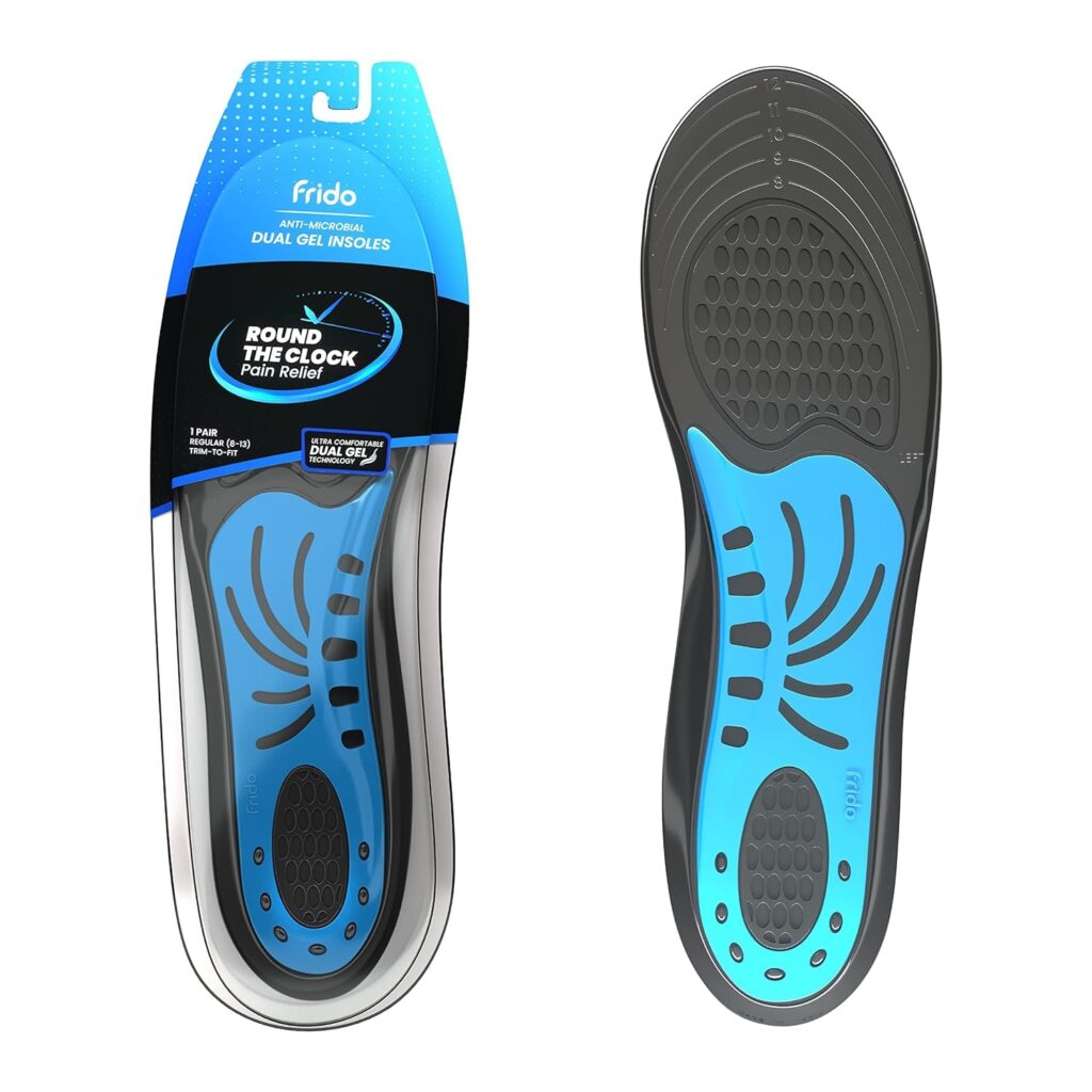 Frido Dual Gel Heavy Duty Trimmable Insoles