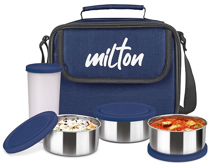 MILTON New Steel Combi Lunch Box