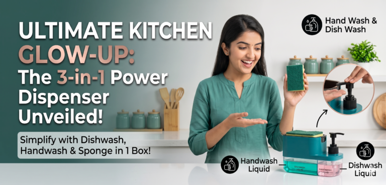 3 in 1 kitchen soap dispenser